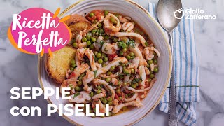 💚🦑 SEPPIE con PISELLI  la RICETTA PERFETTA di GZ😍✨ [upl. by Peltz432]