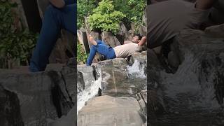 Akaishila waterfall  watch vlog in my channel  music song pastlive ytshorts shorts [upl. by Gonick]