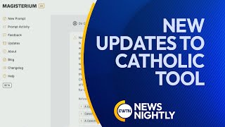 New Updates to Catholic Tool Magisterium AI Include Thousands of Documents  EWTN News Nightly [upl. by Leval]