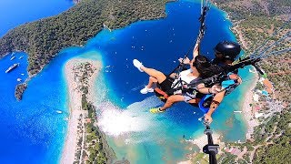 Paragliding in Ölüdeniz Fethiye Muğla Türkiye GoPro H7B [upl. by Katti]