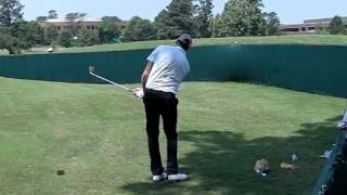 Geoff Ogilvy PGA Tour Pitch Shot Slow motion Great technique for pitching and bunker play [upl. by Torrie]