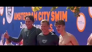 City Swim 2023 Amsterdam met Ferry Weertman Olympisch Kampioen [upl. by Wye]