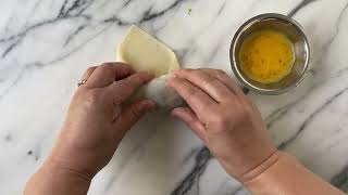 How to Wrap Egg Rolls [upl. by Whorton]