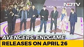 Avengers Endgame Fan Event In Seoul [upl. by Nowed]