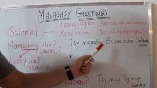 Malagasy Language 101 Lesson 2 quotMalagasy Greetingsquot [upl. by Euqinot]