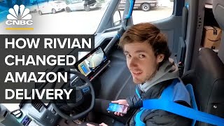 What It’s Like To Deliver For Amazon In New Rivian Vans [upl. by Flor]