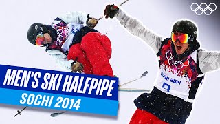 🇺🇸 David Wise wins FIRST Ever Gold Medal in Mens Ski Halfpipe at Sochi 2014 🥇⛷ [upl. by Hans255]