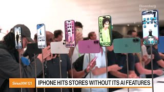 iPhones Hit Stores Without Highly Awaited AI [upl. by Aushoj]