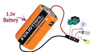 I Turn 15v Battery into a Free 220v Battery Lifetime electricity [upl. by Ahsoym]