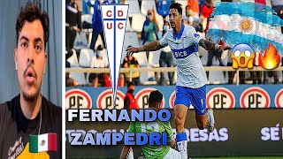 El Goleador De Unvisersidad Catolica Fernando Zampedri Reaccion [upl. by Sunev303]