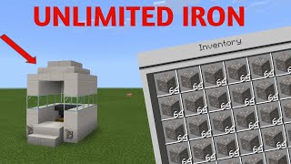 How to make unlimited iron farm in Minecraft [upl. by Eadwine]