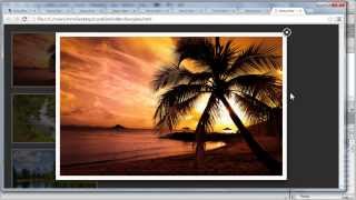 Dreamweaver Tutorial  FancyBox JQuery Plugin Gallery A lightbox alternative [upl. by Marylou910]