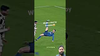 What a bicycle kick by ronaldo 😱ronaldo shorts christinoronaldo viralshorts [upl. by Publia]