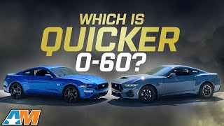 Is the 2024 Ford Mustang GT Quicker than the S550  060 MPH Test [upl. by Sheply]