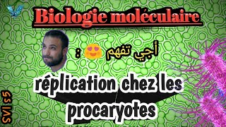 Biologie moléculaire En Arabe Réplication Chez les procaryote SVI S5 [upl. by Helena]