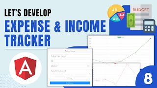 Creating Update Expense Page with Routing amp Form  Expense amp Income Tracker Project in Angular  8 [upl. by Aissatsana]