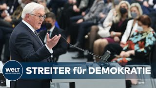 STEINMEIER WIEDERGEWÄHLT Plädoyer für Demokratie und klare Ansage an Putin  WELT Dokument [upl. by Nelon791]