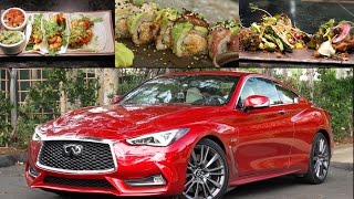 2017 Infiniti Q60 Red Sport 400 Review  Dine amp Dash 3 SoCal Edition [upl. by Ahsekal]