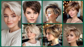 short pixie cutCORTE PELO CORTO DAMAS DE 4550 AÑOS  CORTE DE CABELLO PIXIE BOB CORTO😎 [upl. by Cirtemed875]