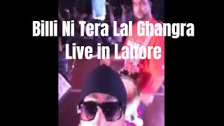 Billo Ni Tera Lal Ghagra Acoustic version live on stage in Lahore [upl. by Ahsinod]