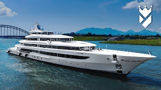 INSIDE OCEANCOS AWESOME 105 METER SUPERYACHT quotHquot [upl. by Larochelle904]