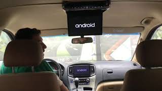 Stereo Multimedia con Android y GPS  Pantalla de techo Alpine PKG RSE3 HDMI para Hyundai H1 [upl. by Nylidnam694]