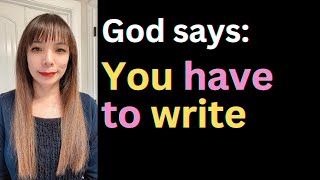 God says You have to write Confirmed by Lord propheticword god faith [upl. by Maro936]