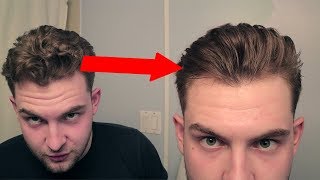 how to make straight hair wavy for guys [upl. by Lledrev862]