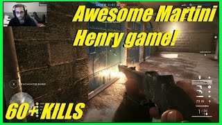 Awesome Martini Henry gameplay  Best Scout rifle in game 60 KILLS  Battlefield 1 [upl. by Muriel]