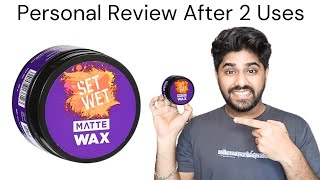 Set wet matte wax review and side effect [upl. by Aisanat]