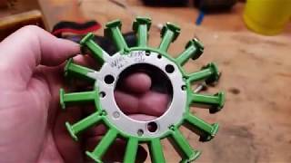 How to Rewind amp Repair a 3 Phase Motorcycle ATV UTV Powersports Stator Yourself [upl. by Orvie]