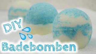 DIY LUSH FROZEN Badebomben selber machen  Glitzer Badebomben  DIY Sprudelbad [upl. by Nylarac460]