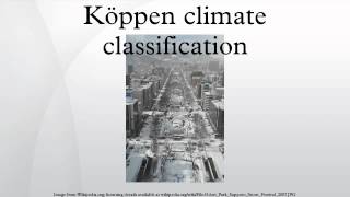 Köppen climate classification [upl. by Westland]