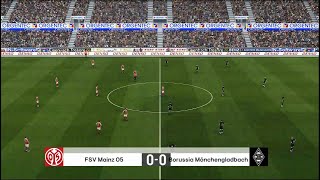 Mainz vs Borussia Monchengladbach  Bundesliga  PES 2021  PC Gameplay  4K [upl. by Haiel]