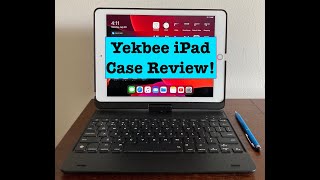 YEKBEE TYPECASE iPad Keyboard Case Review Rotatable Bluetooth amp Backlit [upl. by Rases]