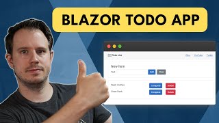 Blazor Tutorial  Creating a Todo App using Blazor Server [upl. by Ethbun557]