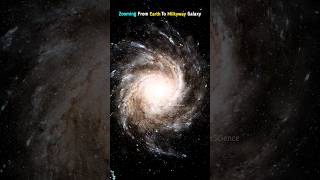 Zooming From Earth To The Milkyway Galaxy shorts findcosmosscience [upl. by Euqirne]