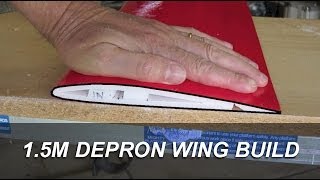 Depron wing build [upl. by Ycnay]