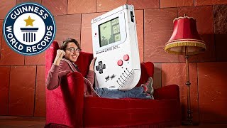 Largest Game Boy  Guinness World Records [upl. by Mitchell]