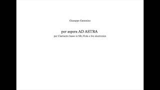 per aspera AD ASTRA  score partitura completa [upl. by Atinomar]