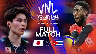 Japan vs Cuba  Full Match  Mens VNL 2023 [upl. by Eikcaj]