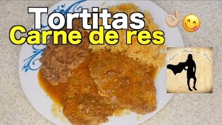 Tortitas de Carne de Res en Salsa [upl. by Jowett]