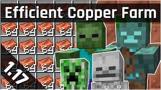 Efficient Copper Farm Tutorial with General Mob Farm  Minecraft 117 Java Edition [upl. by Ellennaj]