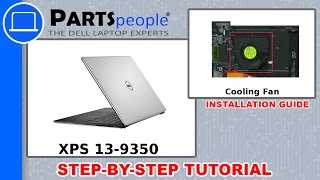 Dell XPS 139350 P54G002 Cooling Fan HowTo Video Tutorial [upl. by Jandy]