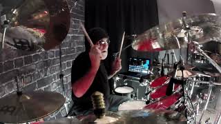 CREED  Overcome  Drum Cover By JEFF EVANS [upl. by Vassaux]