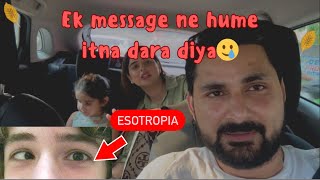 Sehar has Esotropia  Ek Doctor ke message ne hume dara diya  Sajid Shilpa Vlogs [upl. by Apps412]