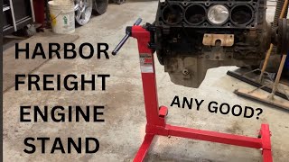 Harbor Freight 1000 Lb Engine Stand  Quick Review [upl. by Gipsy]