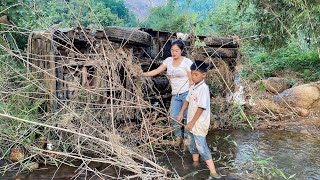 Girl and boy restore car washed away by flood Can they revive it [upl. by Evoy201]