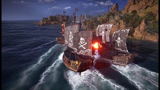 Skull And Bones  PVP Encounter 1V6 Stealing the treasure all for my self [upl. by Lyckman454]