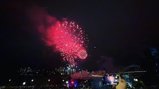 Sydney Fireworks 2024 australia sydney happynewyear2024 2024 fireworks sydneyfireworks [upl. by Hessler]